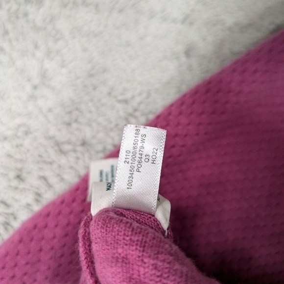 Tommy John Joggers Women's M Pink Berry Sweater Lounge Ribbed Texture - Picture 9 of 11